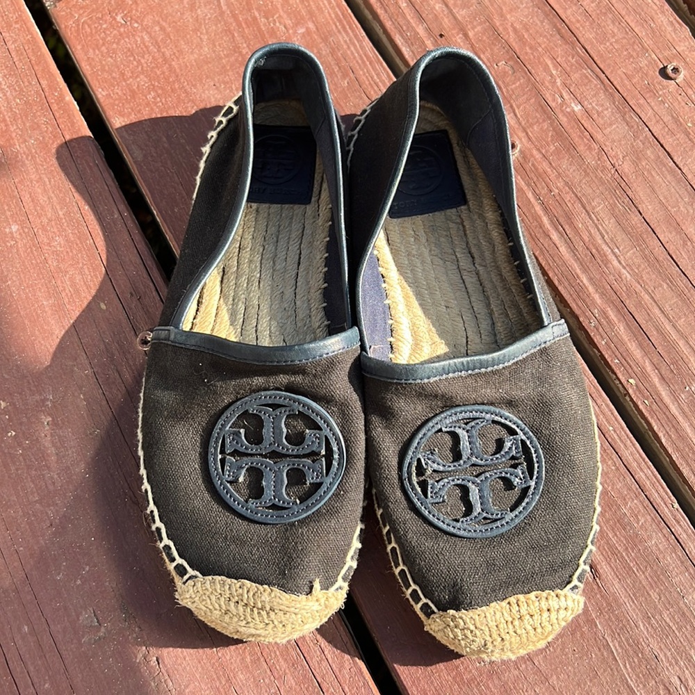 Tory Burch  Size 8 Angus Flat Espadrille Slip-On